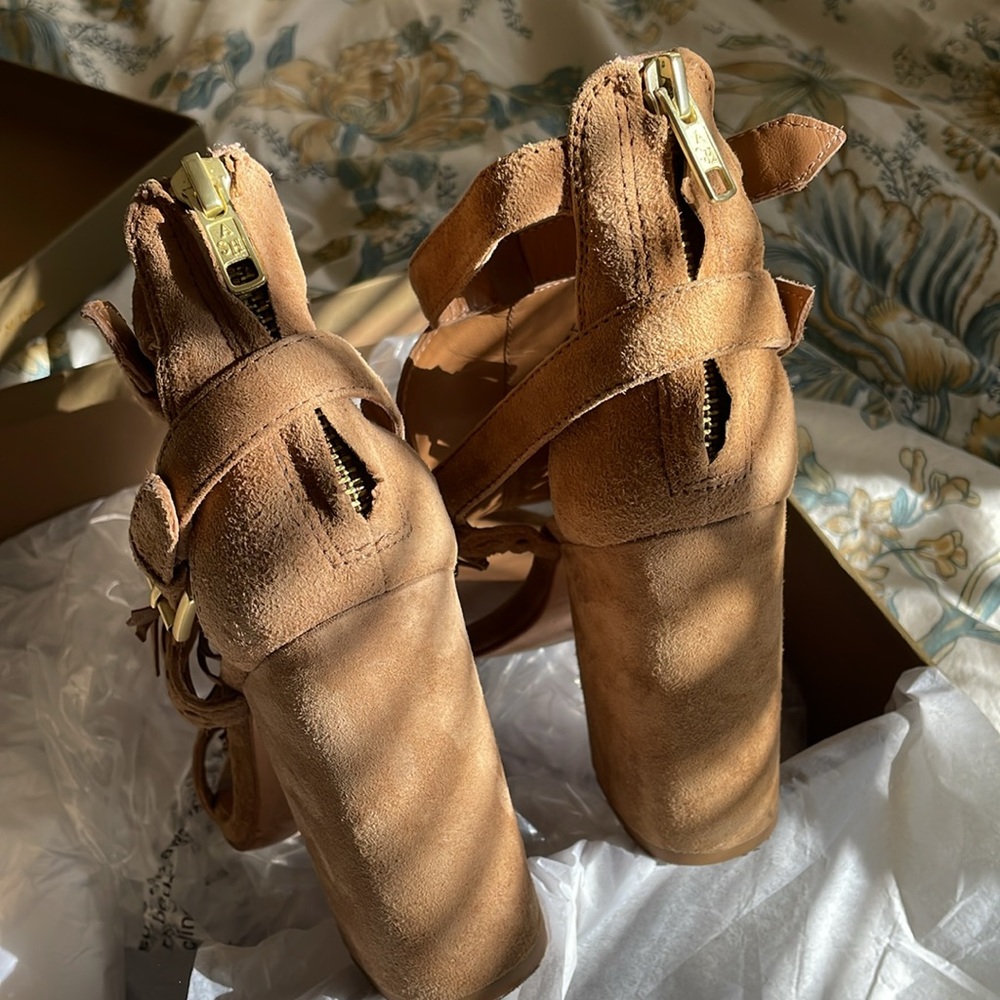 Ash Aztec studded suede block heels - Picture 8 of 14